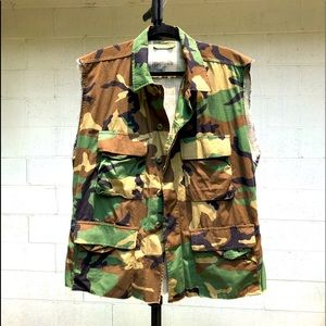 Authentic Military/Army Camo Vest
